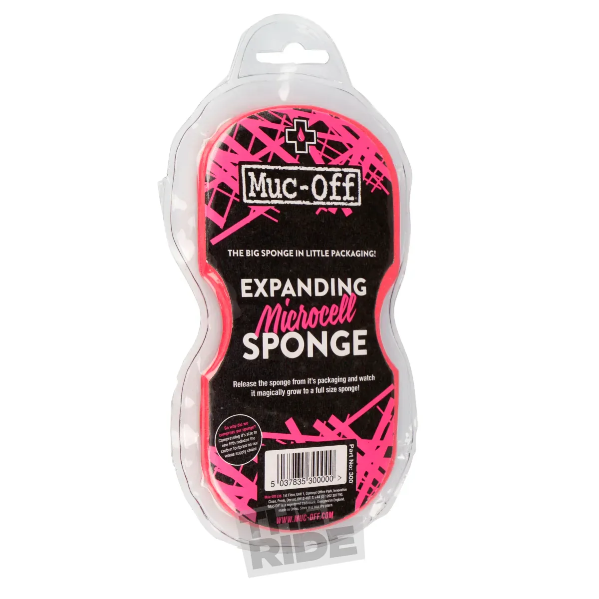 Muc-Off Expandable Wash Sponge, Pink