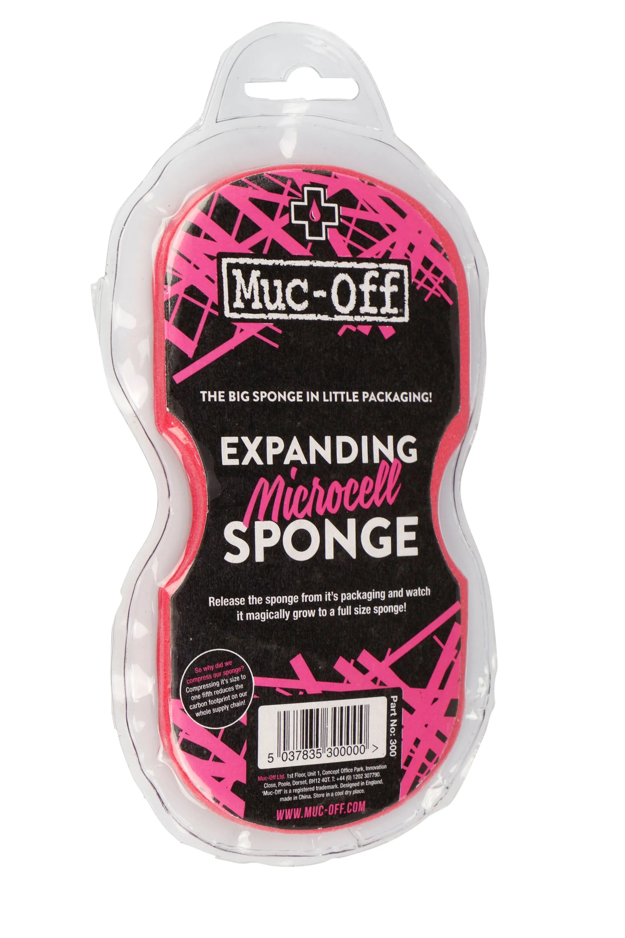 Burete spălare expandabil Muc-Off, roz