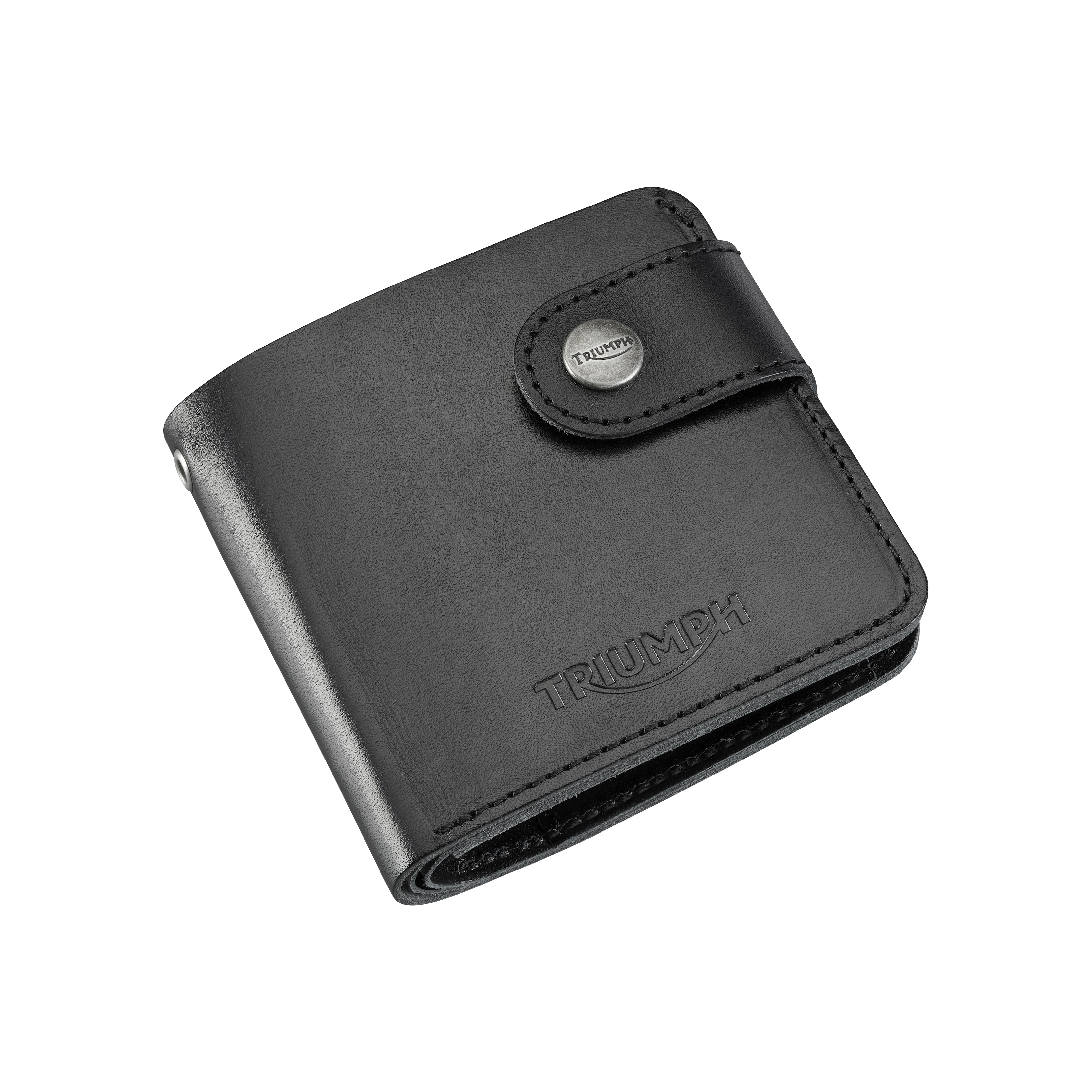 Biker Black Square Wallet