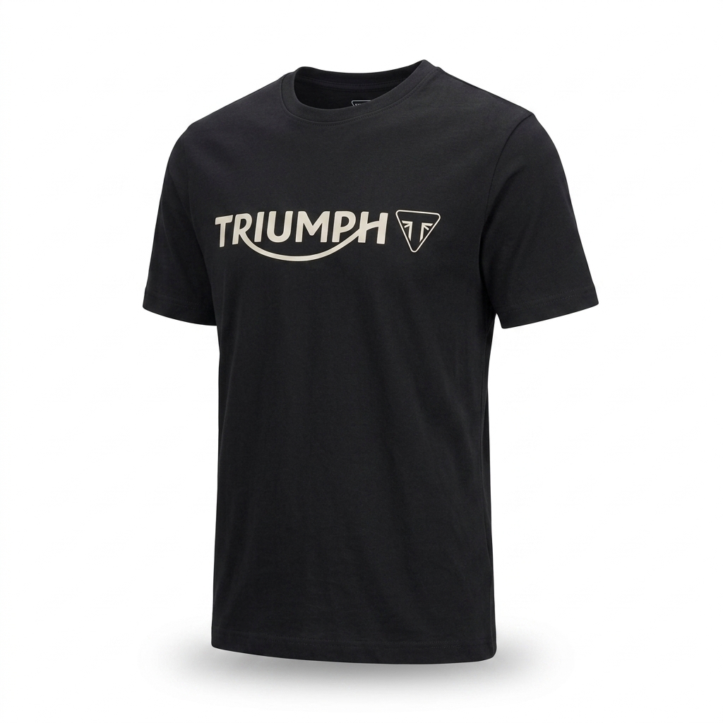 Tricou Triumph Cartmel, negru Jet Black