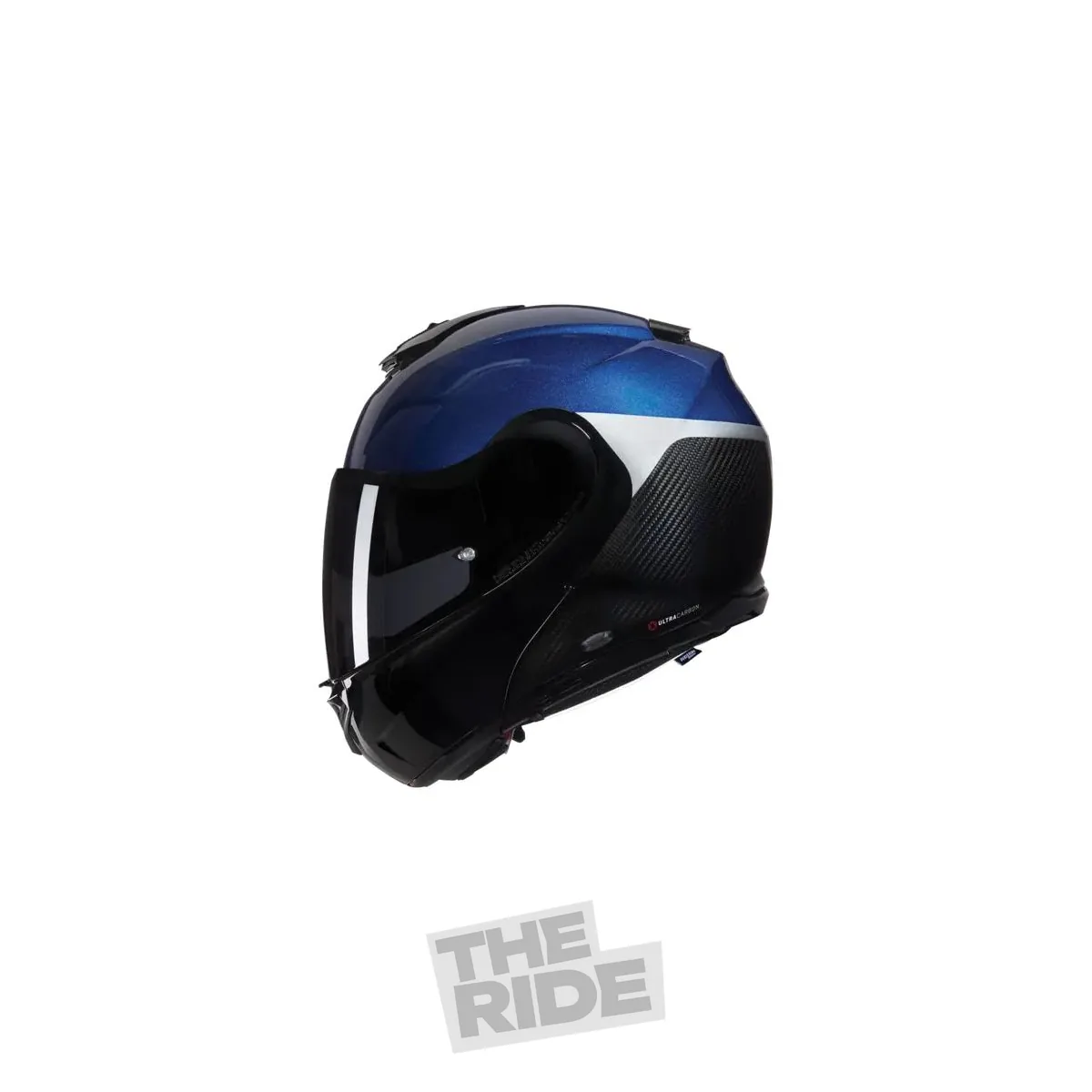 X-Lite X-1005 Ultra Carbon Verniciatura Speciale Helmet, blue-white graphics over carbon (344)