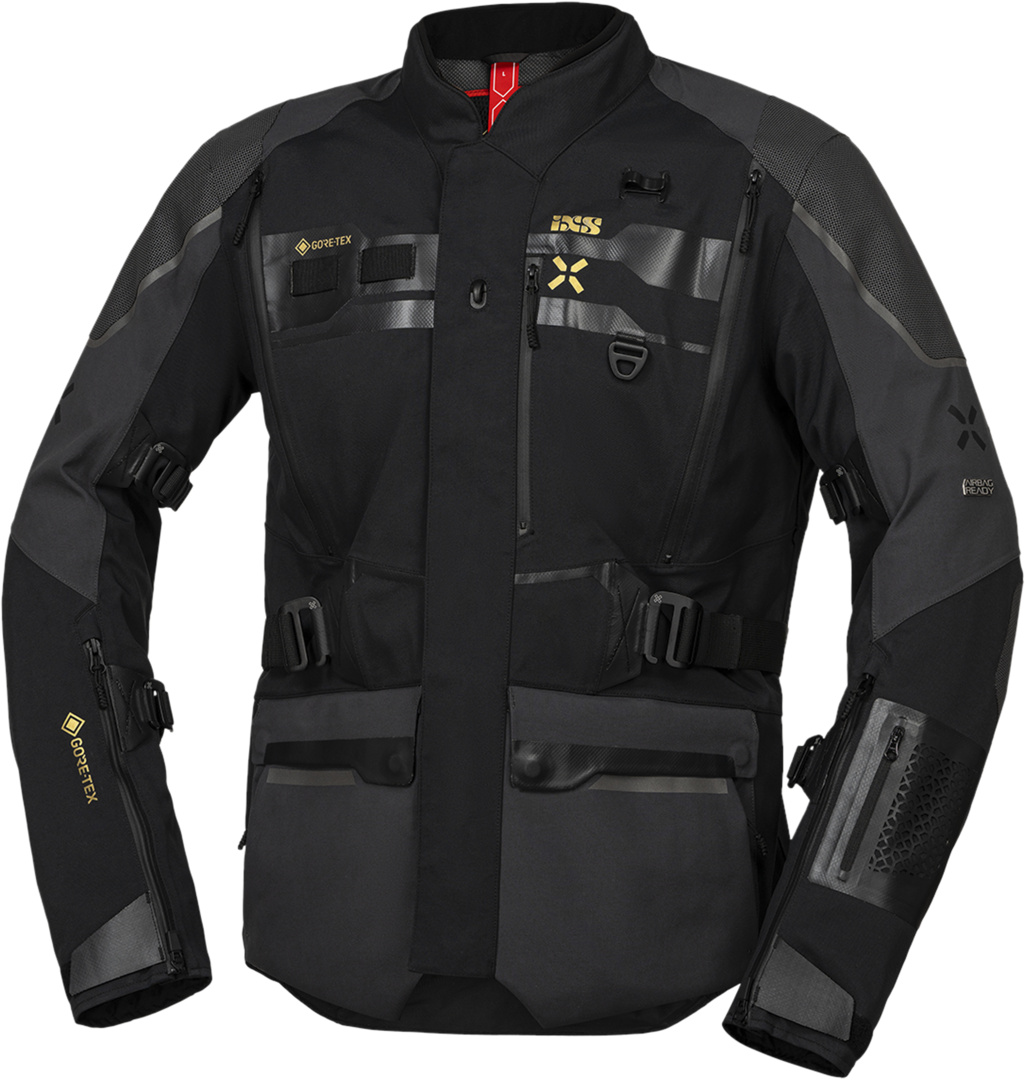iXS Venture-GTX 1.0 Laminated Jacket, Black/Dark Grey
