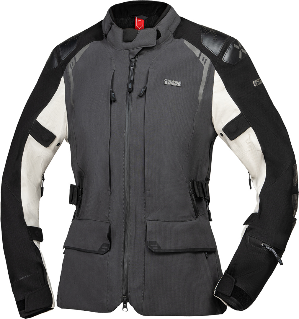 iXS Tourster-STX 2.0 Ladies Laminated Jacket, Dark Grey/Black