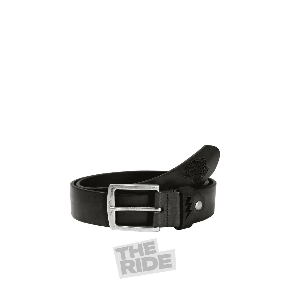 John Doe Tiger Black Leather Belt JLB1001