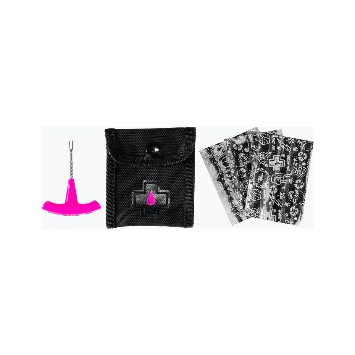 Kit reparare anvelopă Muc-Off cu cartușe CO2