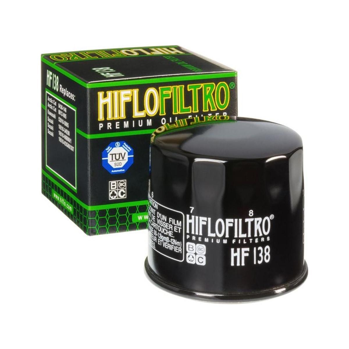 Масляный фильтр Hiflofiltro HF138