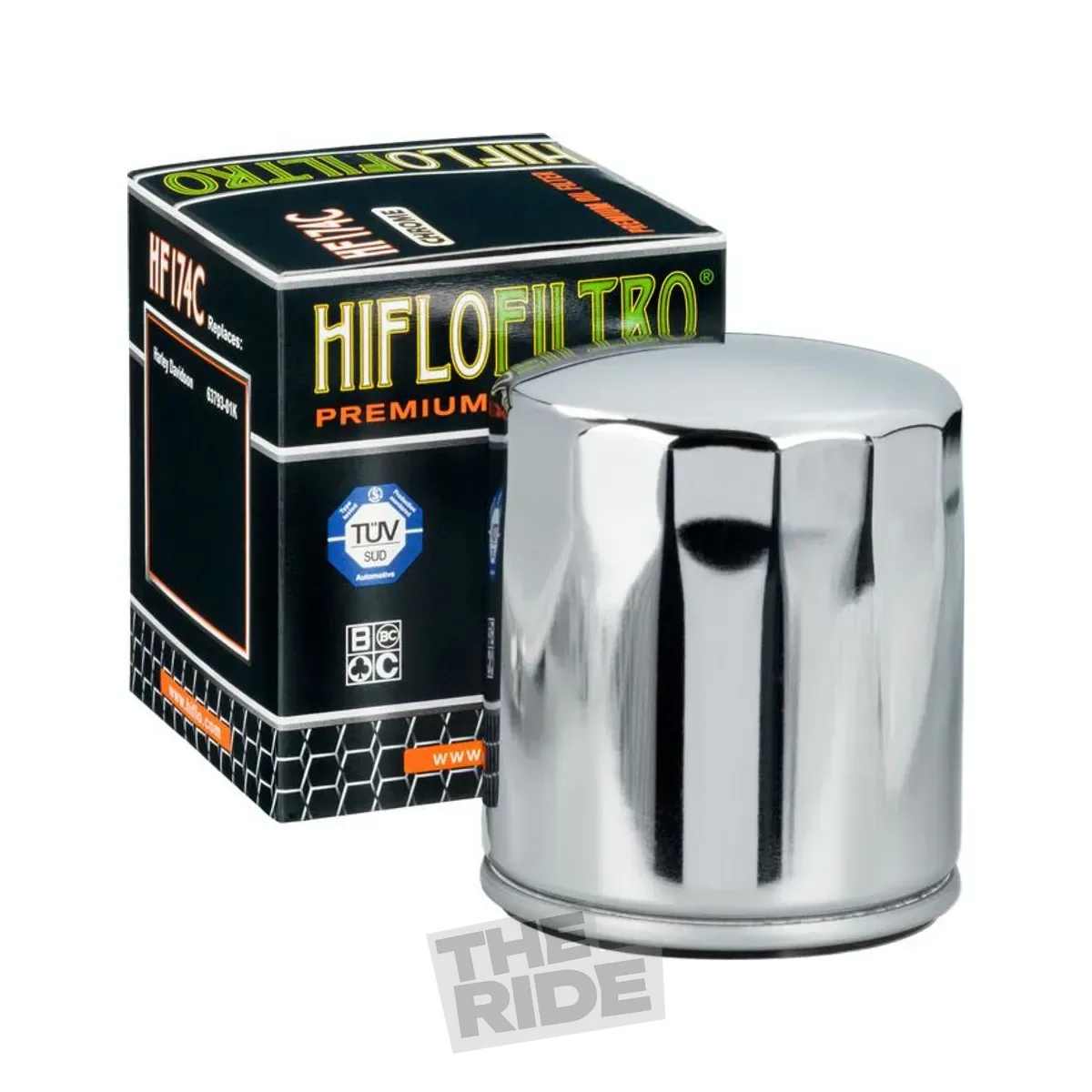 Filtru de ulei cromat V-Rod