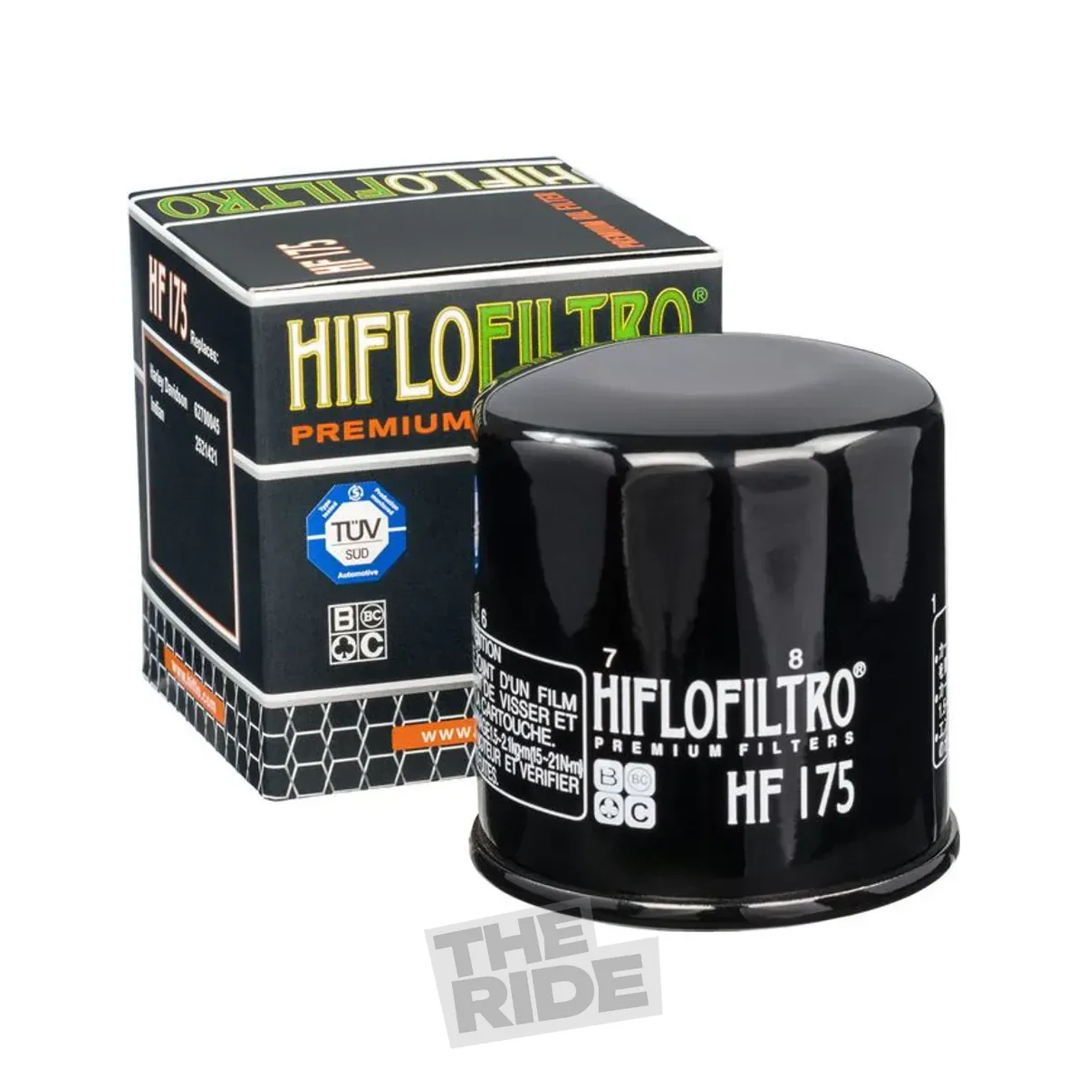 Hiflofiltro HF175 Oil Filter for Harley-Davidson XG500/XG750
