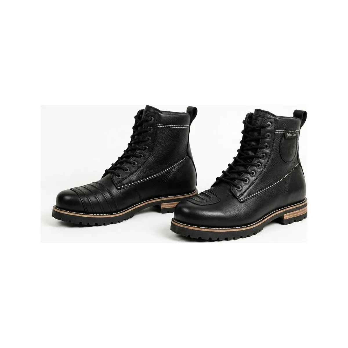 Cizme moto John Doe Iron V 2.0, negre