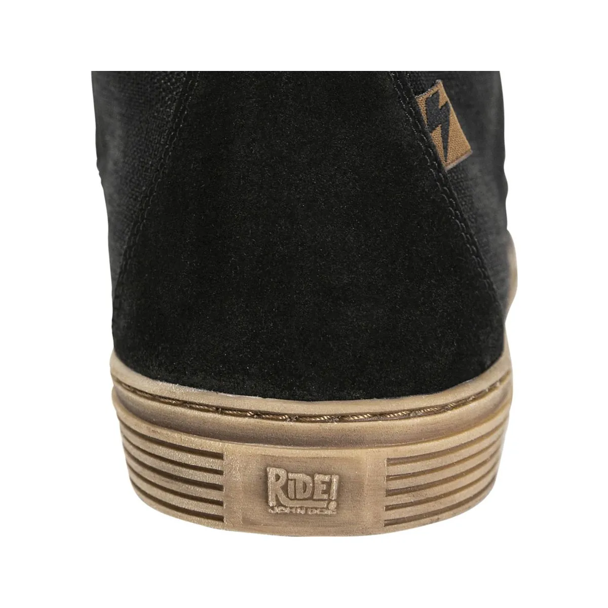 Sneakeri moto John Doe Neo, negru/maro