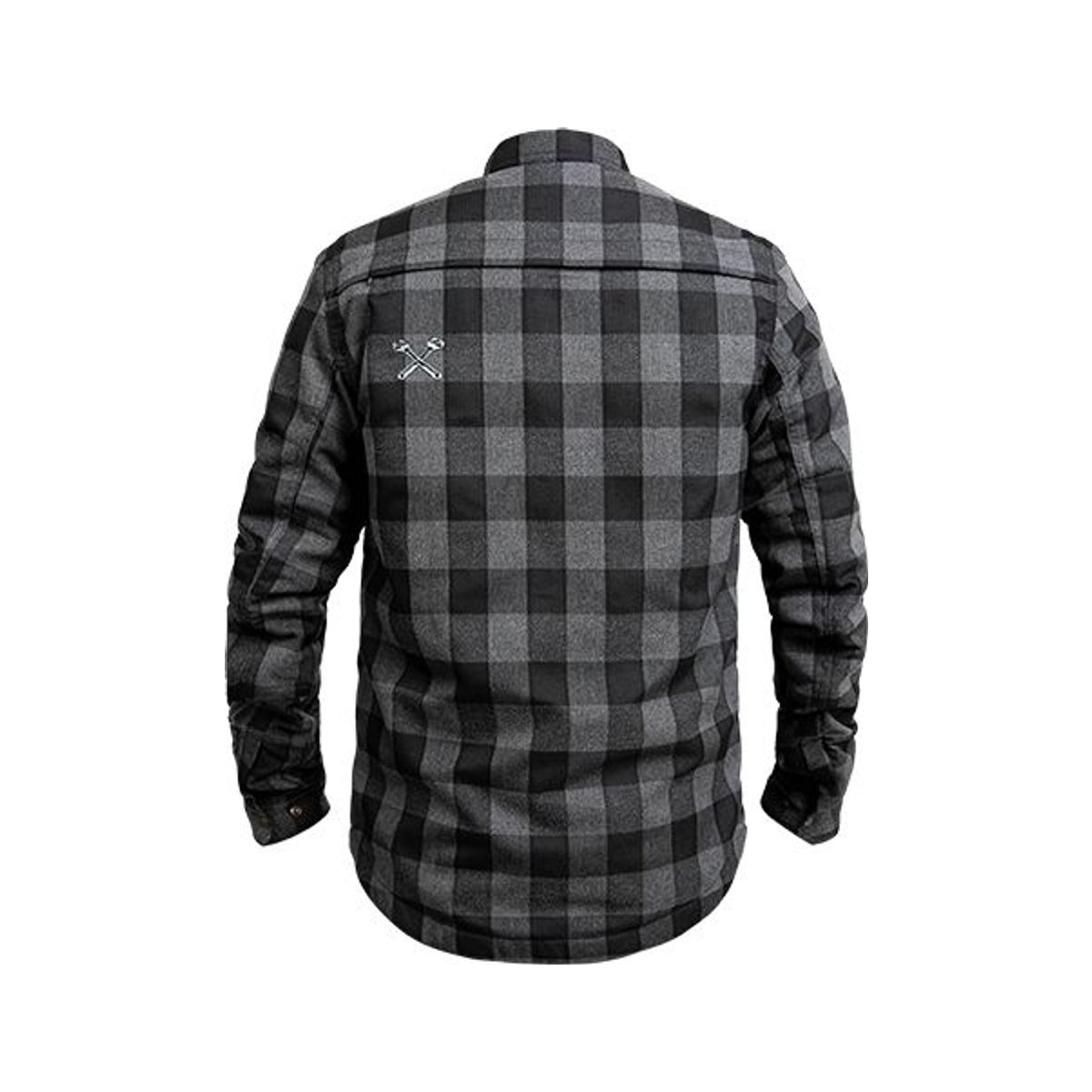 Мотокуртка-рубашка John Doe Motoshirt, серо-чёрная