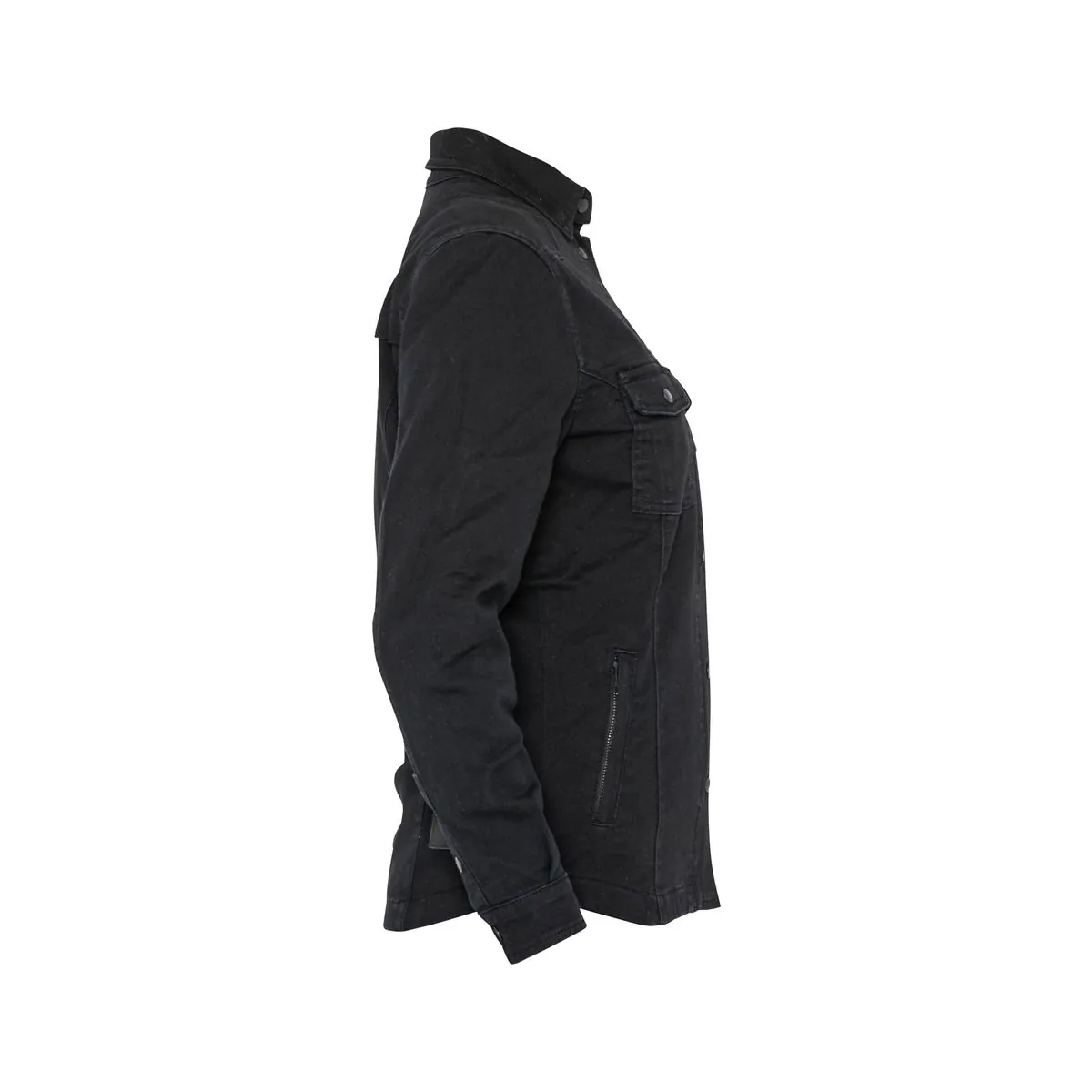 Cămașă moto John Doe Motoshirt damă, negru