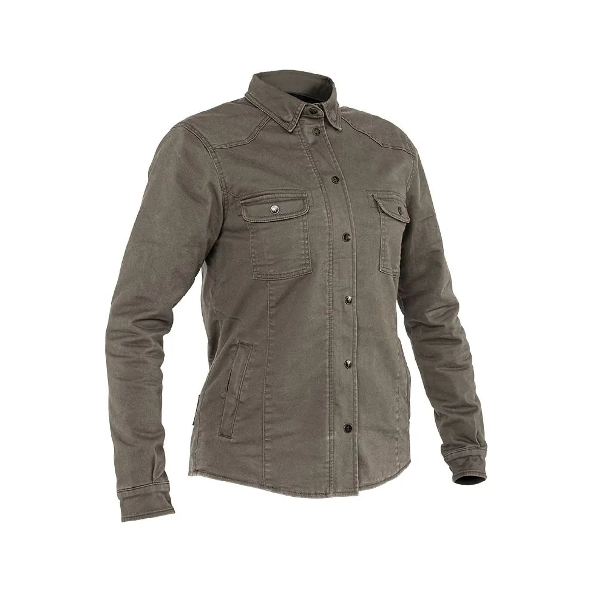 Cămașă moto John Doe Motoshirt damă, oliv