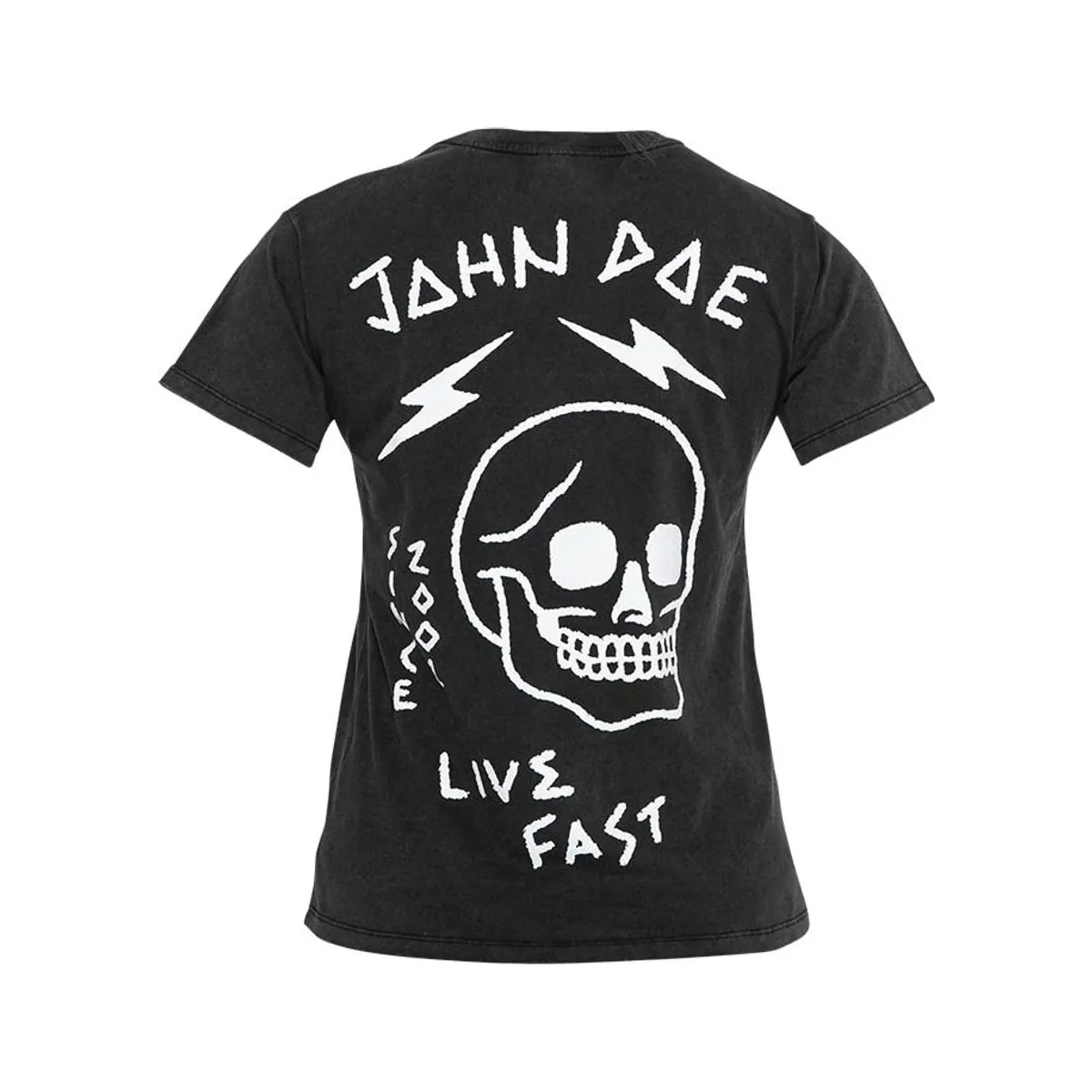 Tricou John Doe Live Fast Skull damă, negru