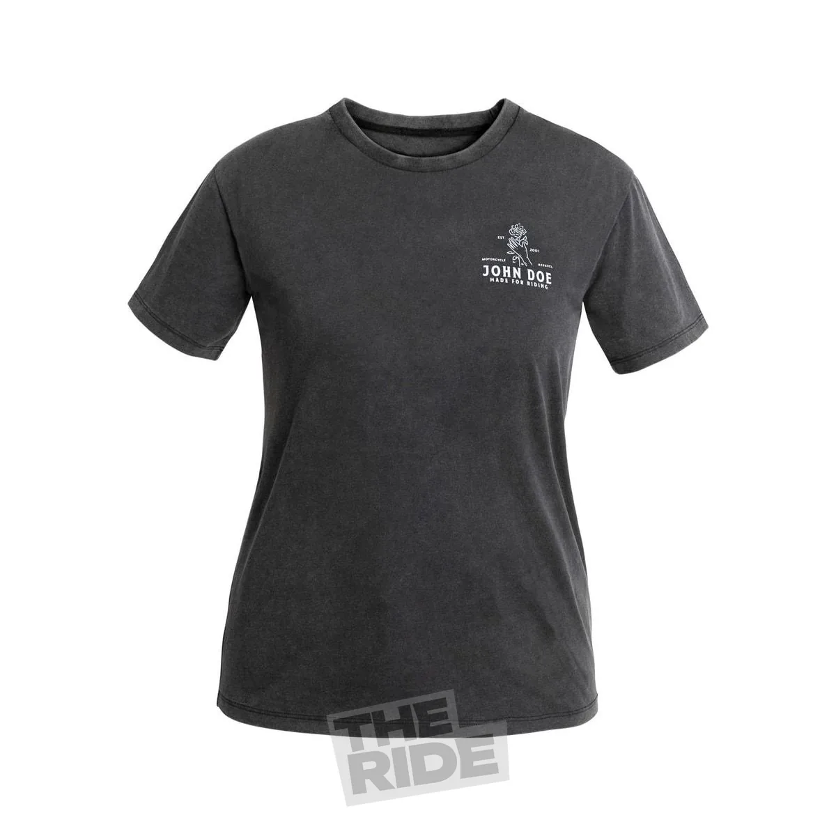 John Doe T-Shirt Women Rose Fade Out Black