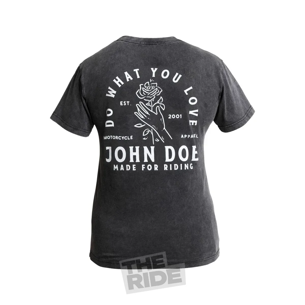 John Doe T-Shirt Women Rose Fade Out Black