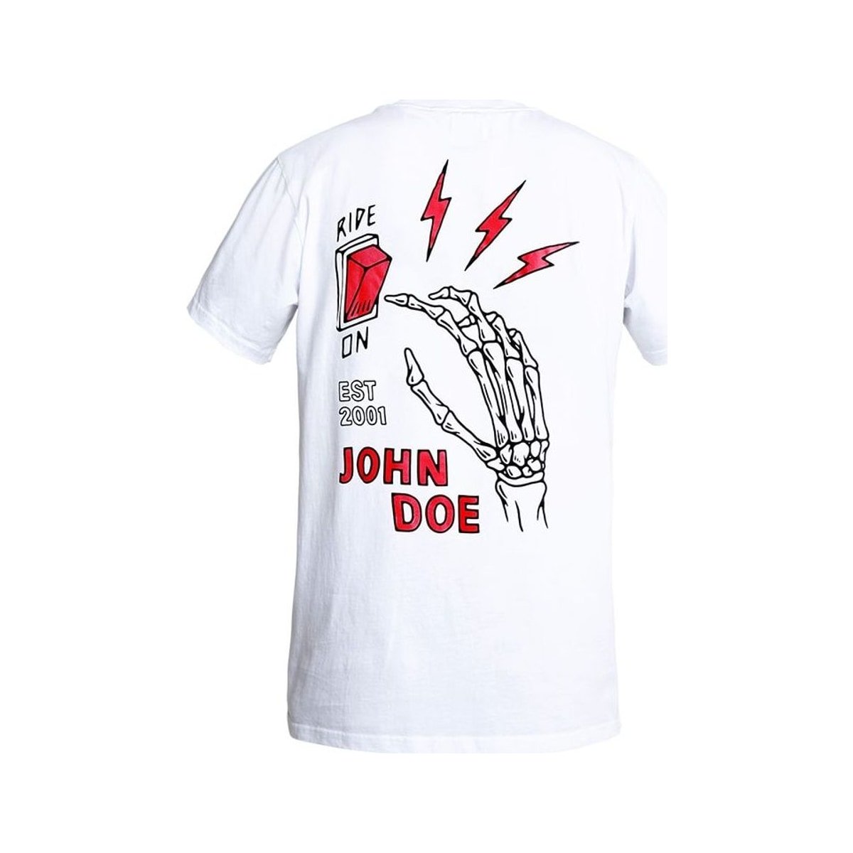 Футболка John Doe Ride On, белая