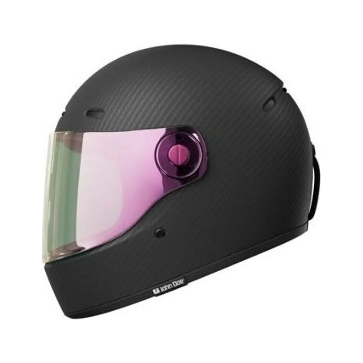 Cască John Doe JD/ONE Frozen Carbon, carbon