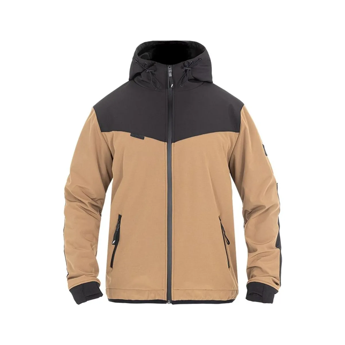 Худи John Doe XTM V3 Softshell Rip-Stop, песочно-чёрное