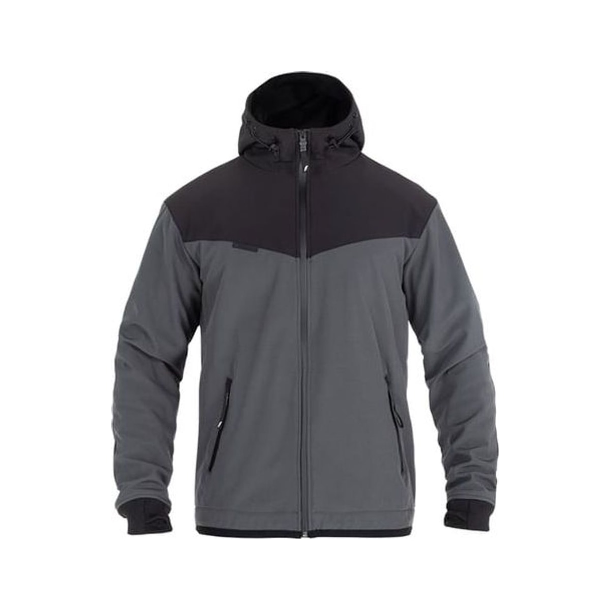 Худи John Doe XTM V3 Softshell Rip-Stop, серо-чёрное