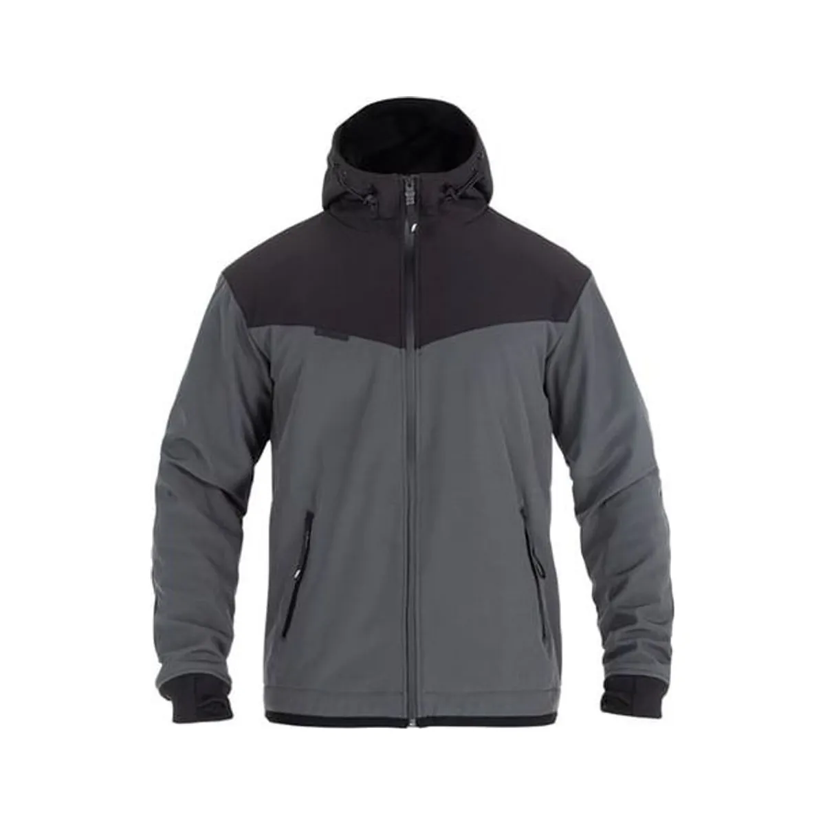 Худи John Doe XTM V3 Softshell Rip-Stop, серо-чёрное