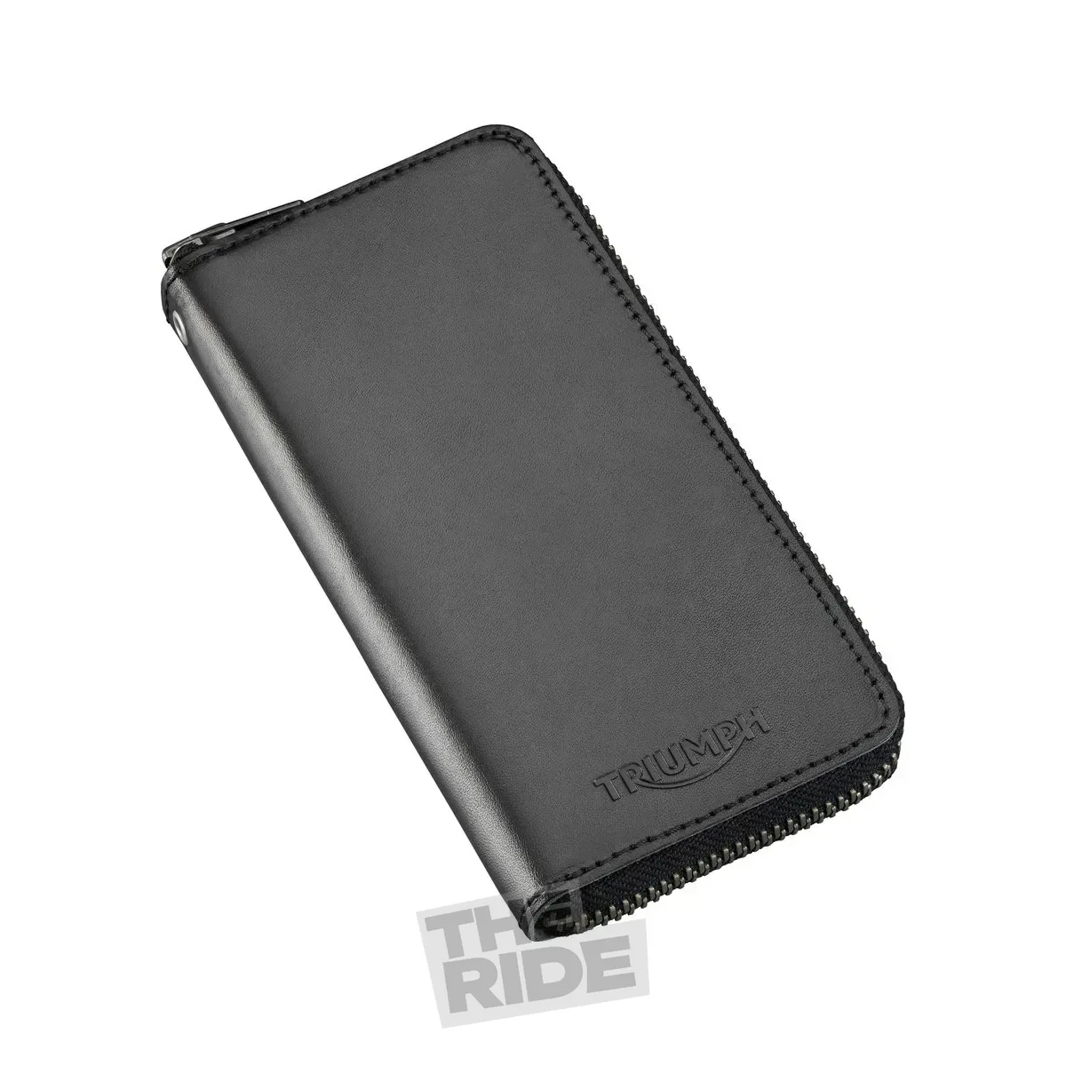 Black long zip wallet