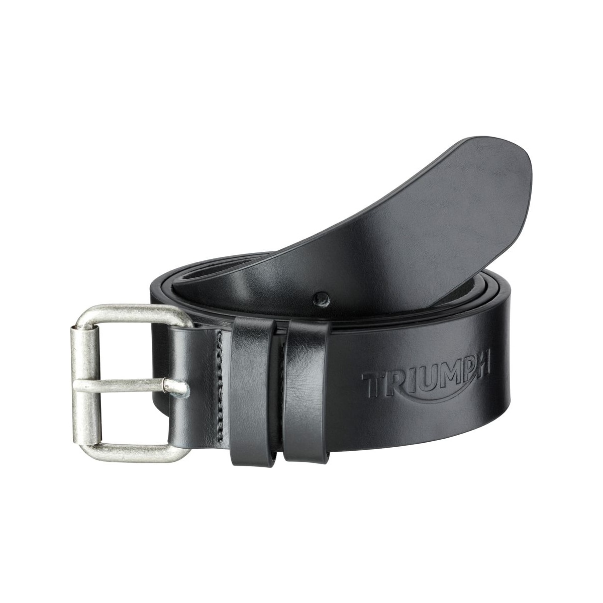 Ремень Triumph с квадратной пряжкой, чёрный