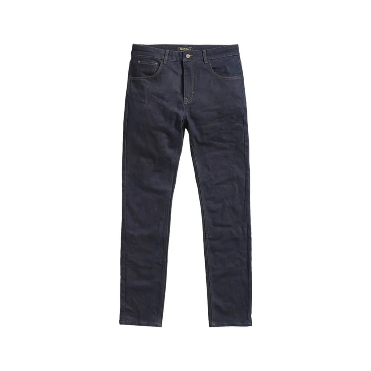 Blugi moto Triumph Indigo Rinse Wash, albastru indigo