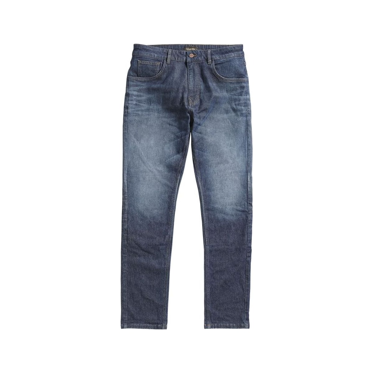 Мотоджинсы Triumph Indigo Vintage Wash, синие индиго