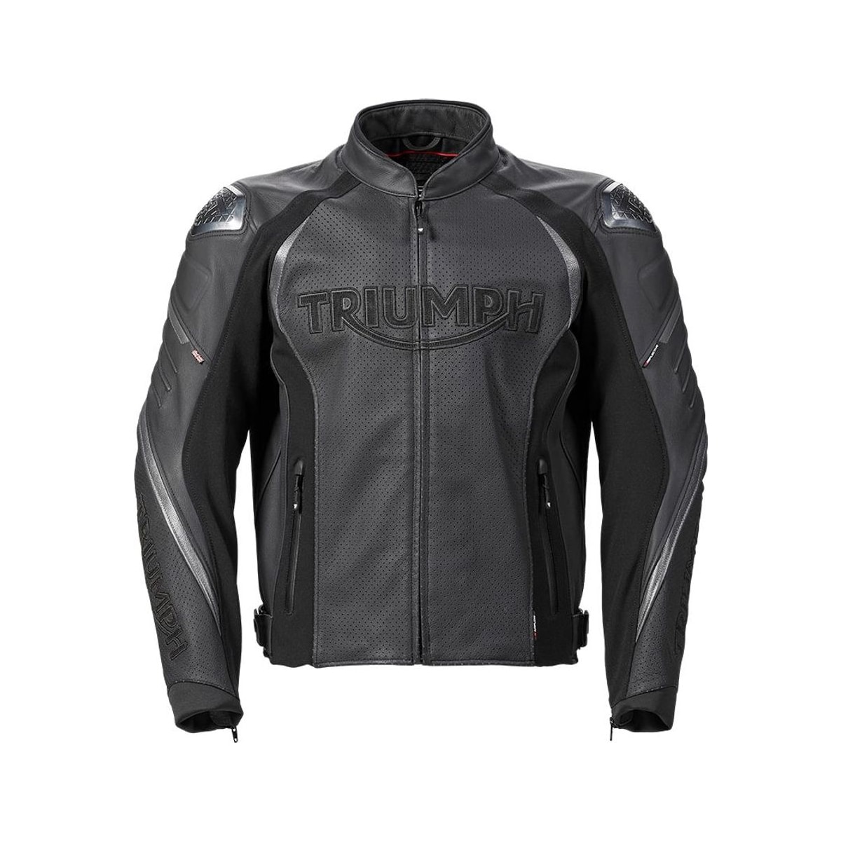 Кожаная мотокуртка Triumph с перфорацией
