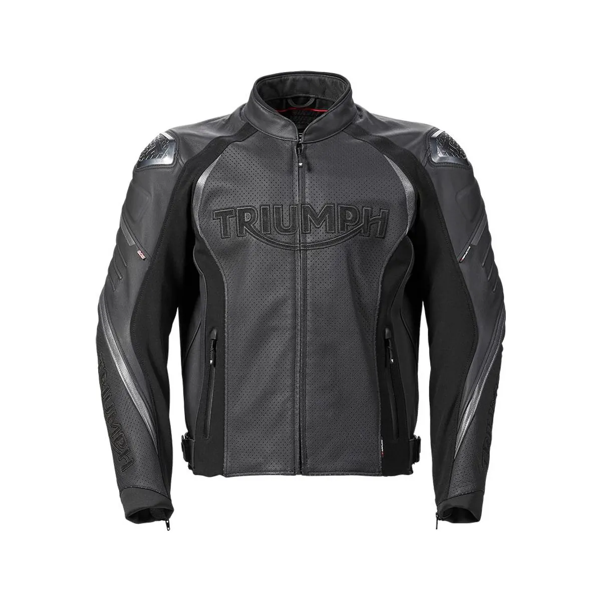 Кожаная мотокуртка Triumph с перфорацией