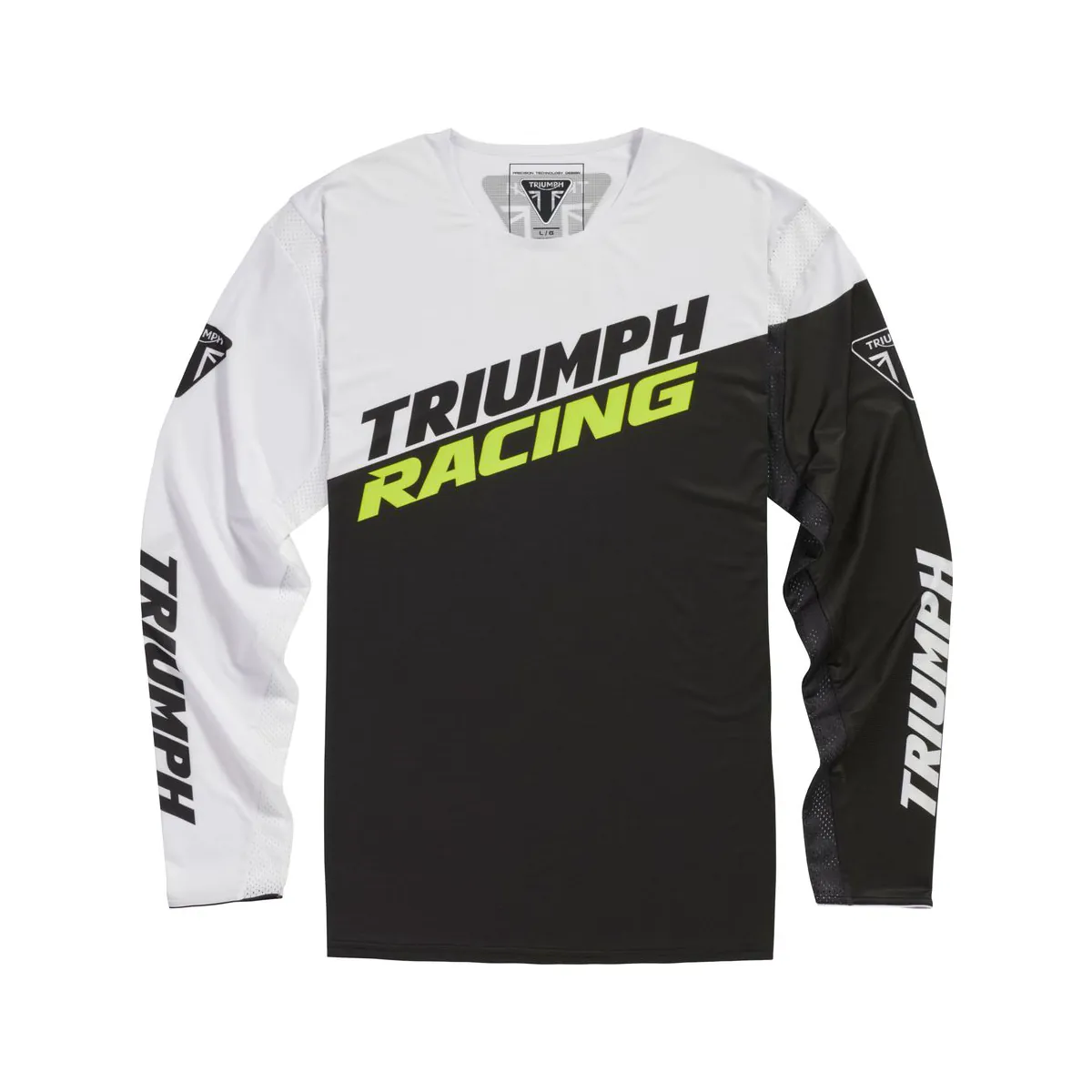 Geacă Triumph Racing Adventure, alb-negru