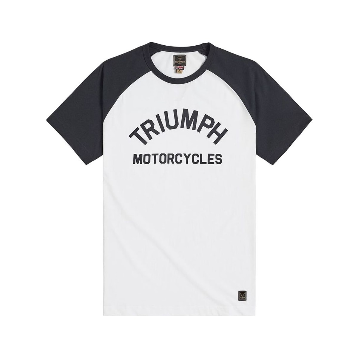 Футболка Triumph Saltern, бело-чёрная