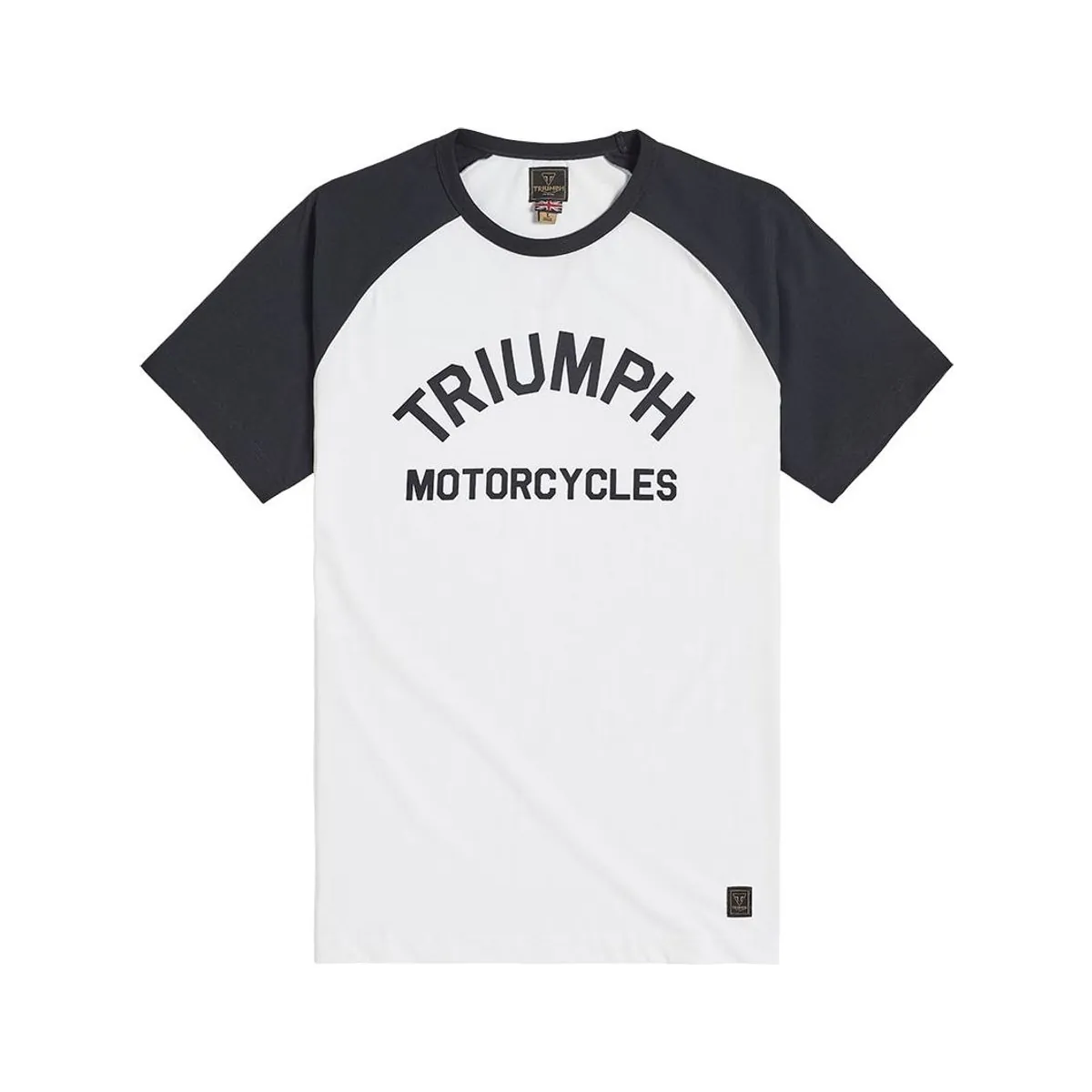 Tricou Triumph Saltern, alb/negru