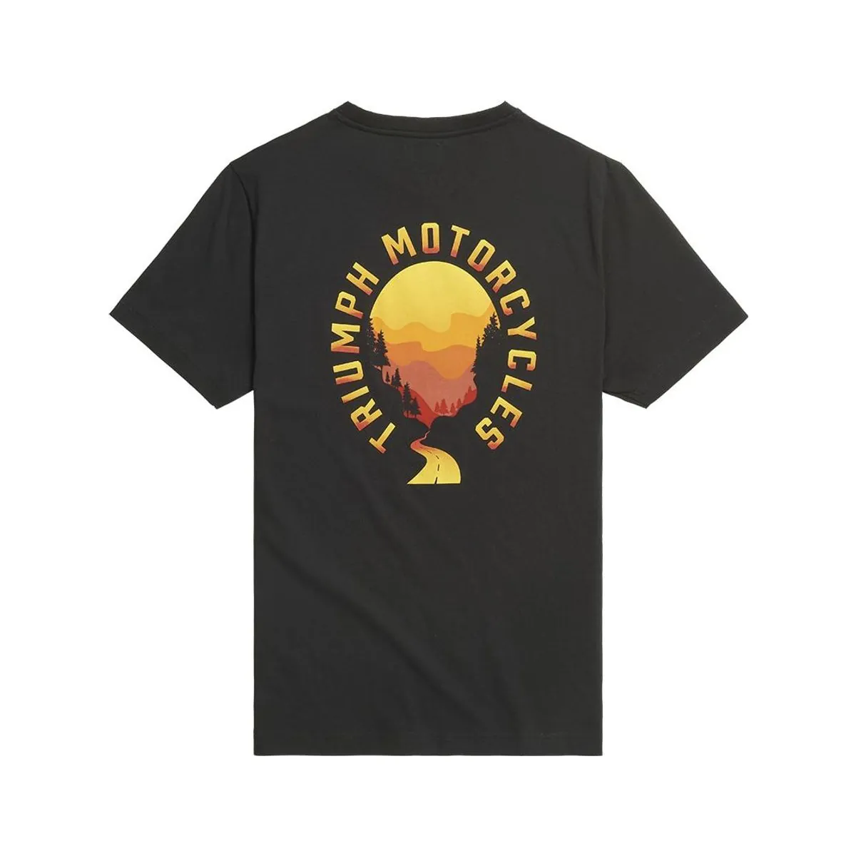 Tricou Triumph Sunset, negru