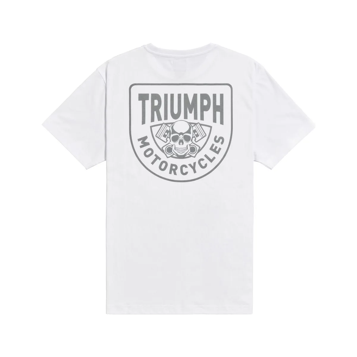 Tricou Triumph Piston Rich, alb