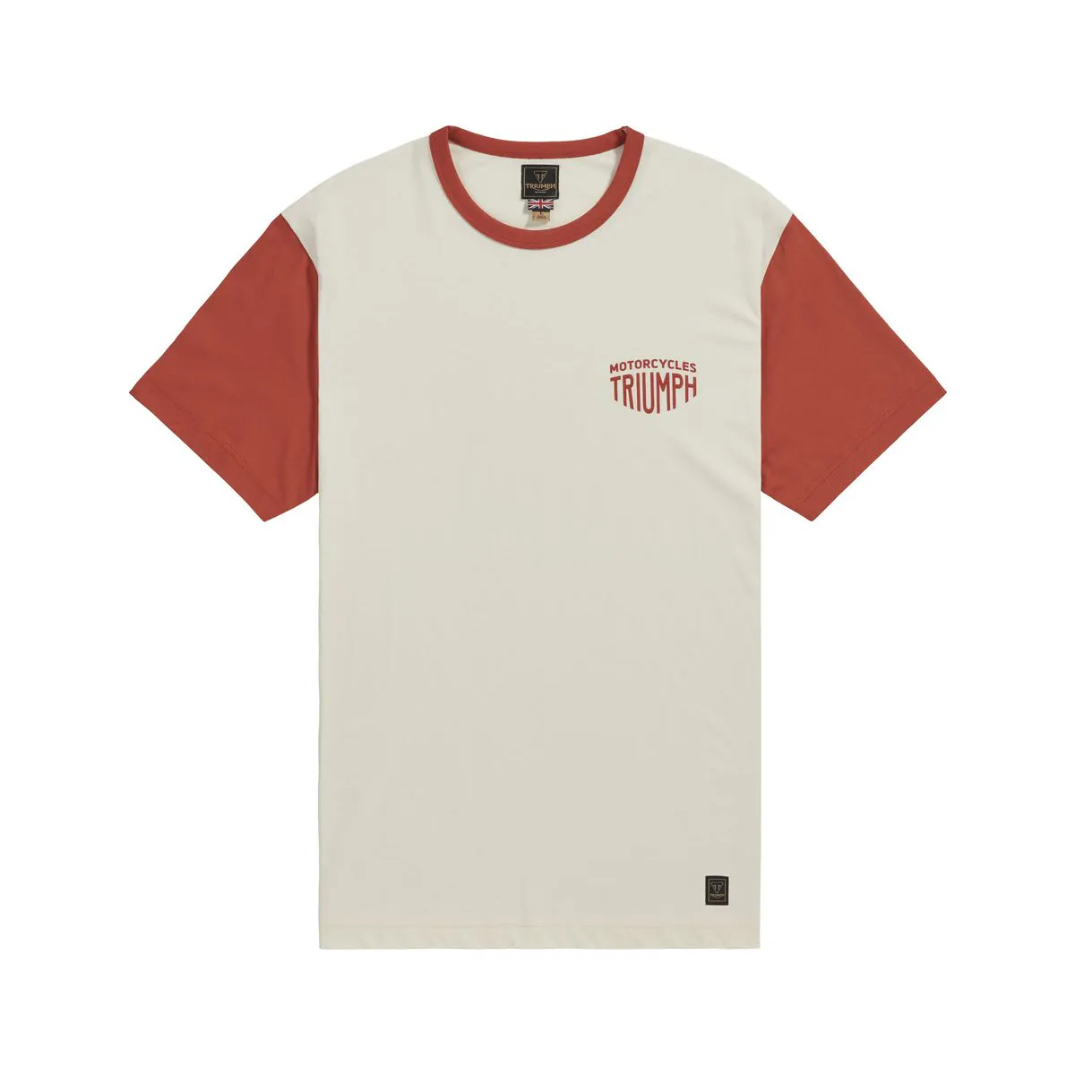 Tricou Triumph Fenland, ruginiu-crem