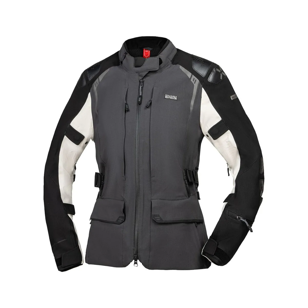 Jachetă moto damă iXS Tourster-STX 2.0, gri închis-negru