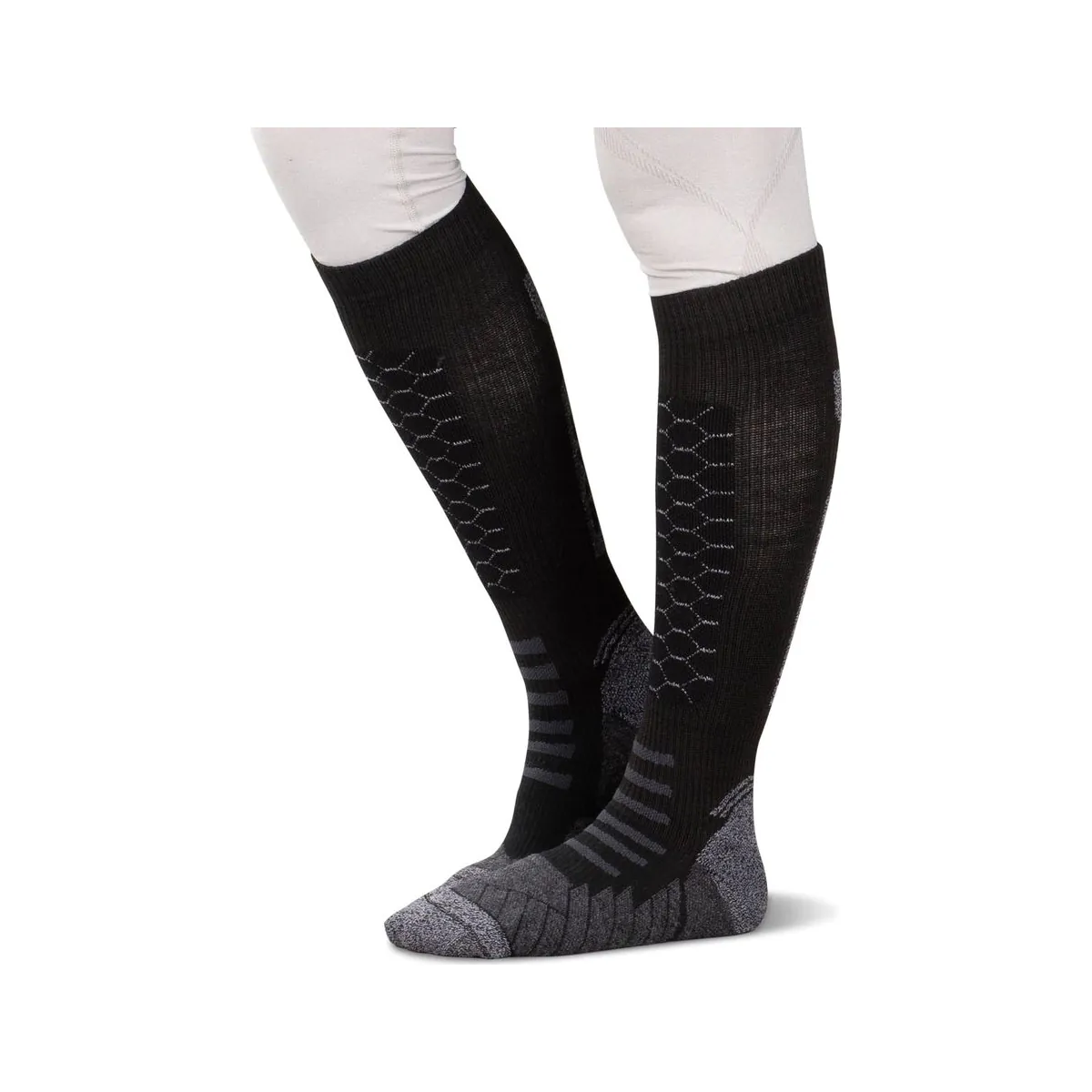 Șosete iXS 365 lungi, negru-gri
