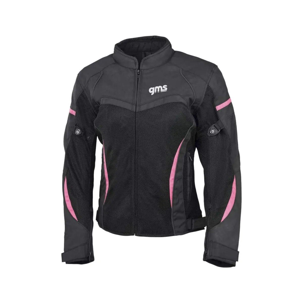 Jachetă moto GMS Tara Mesh, negru-roz