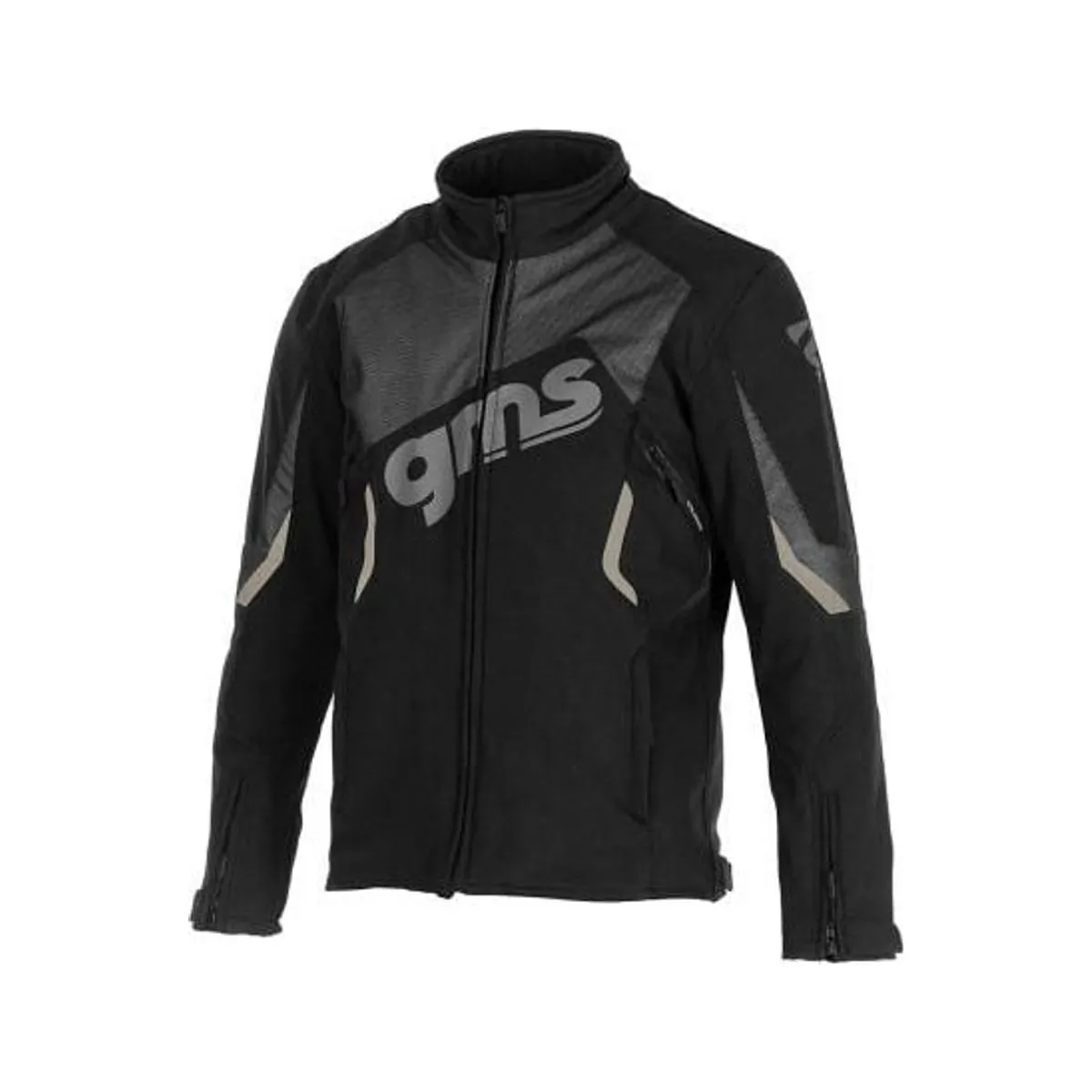 Jachetă moto GMS Arrow Softshell, negru-gri