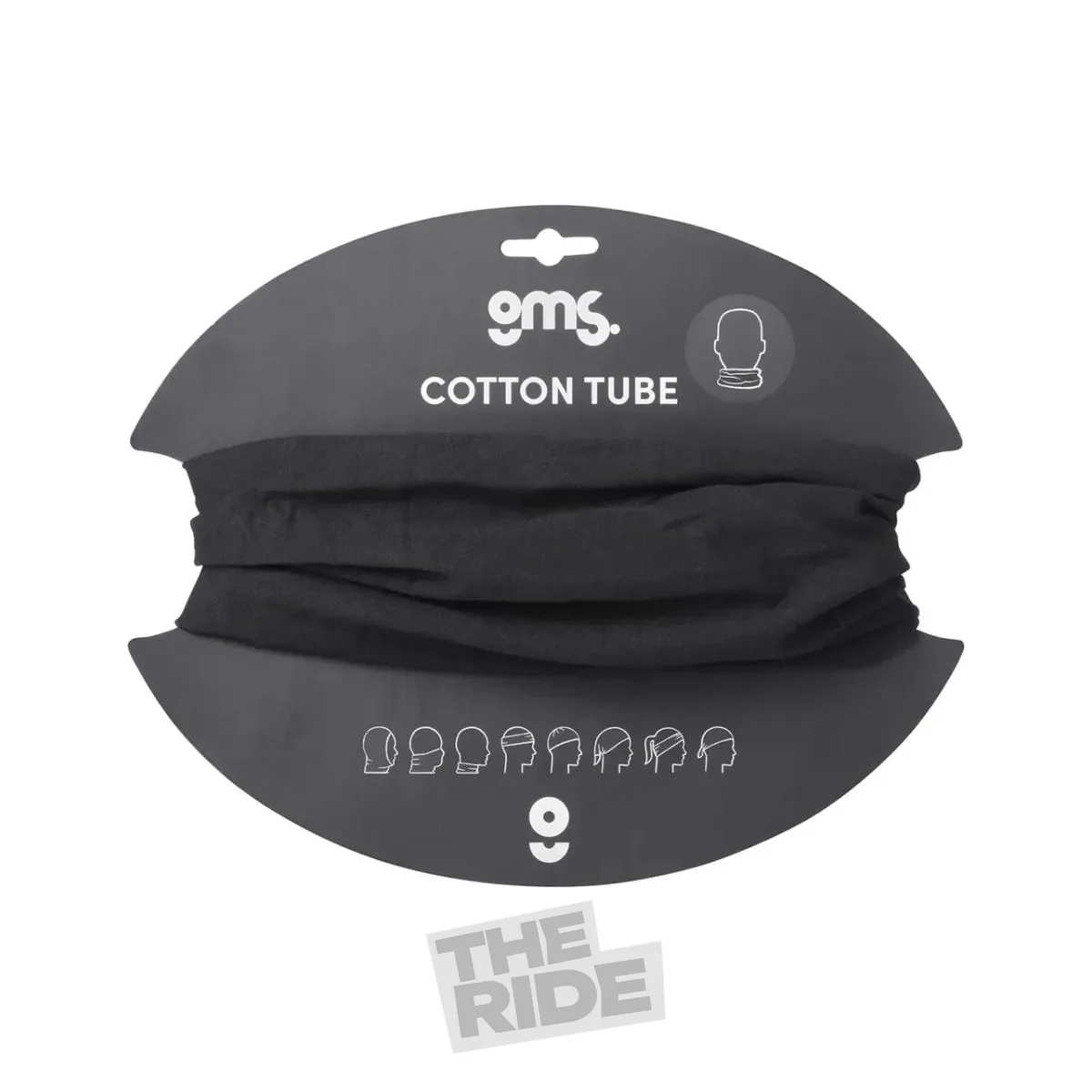 Tub gât fleece, negru