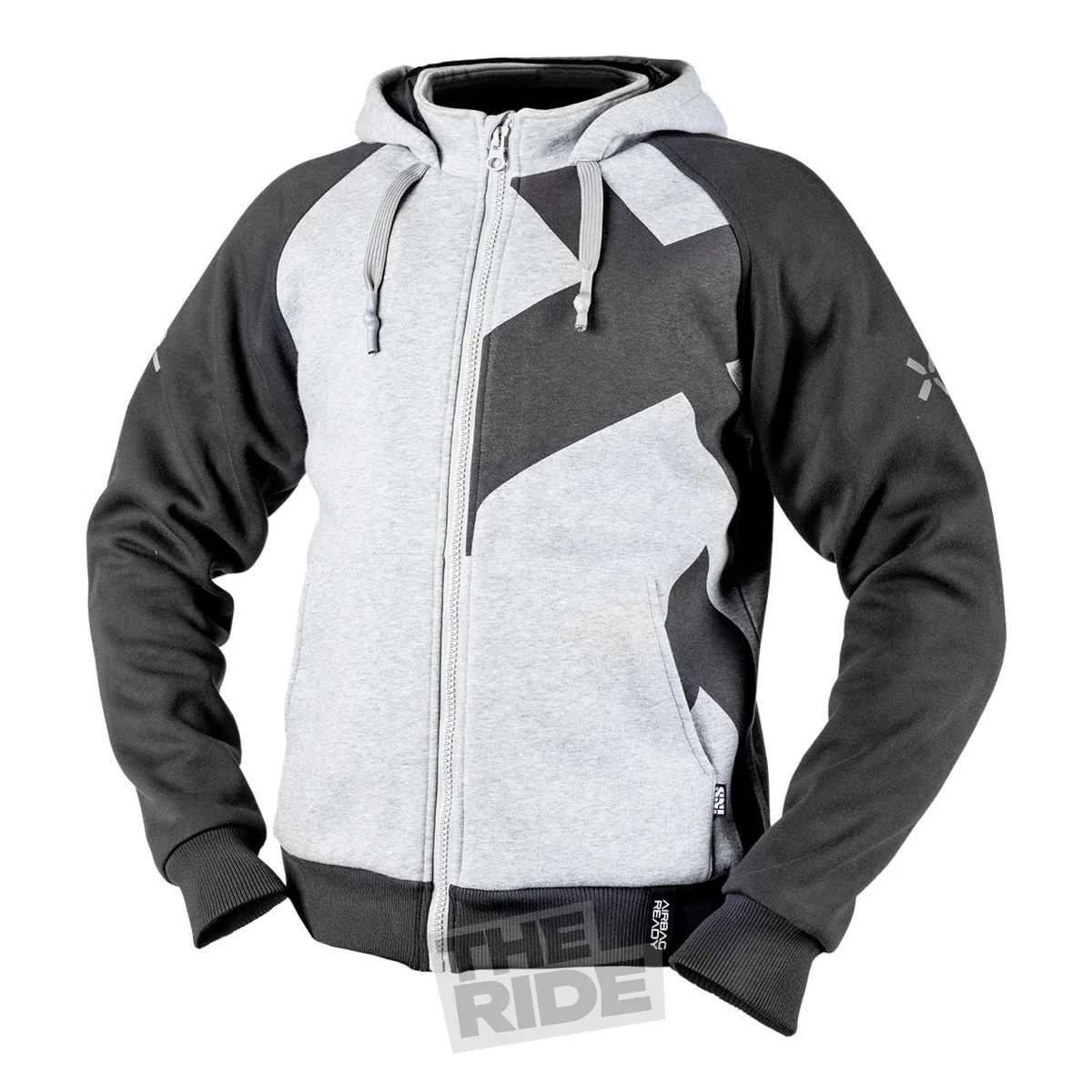 iXS Rapid 1.0 Hoodie, cool gray-dark gray